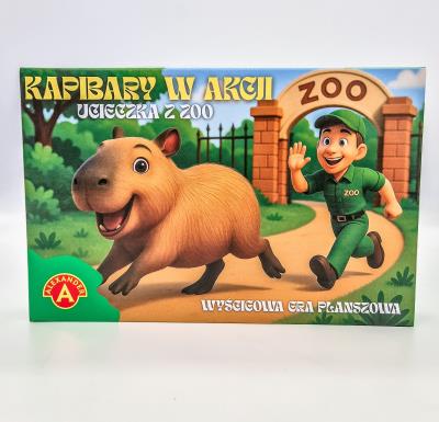 Opakowanie Gra  KAPIBARY W AKCJI UCIECZKA Z ZOO
