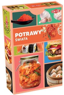 Gra karciana Potrawy świata. Wydawca: Tactic. SmakLiter.pl Opakowanie Gra karciana Potrawy świata