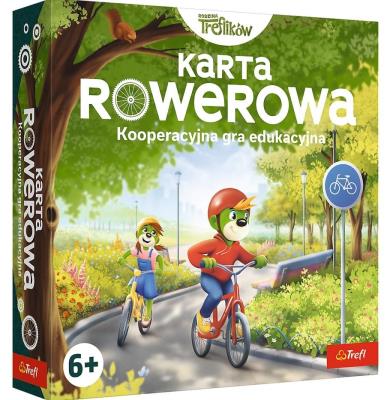 Opakowanie Gra Karta rowerowa TREFL