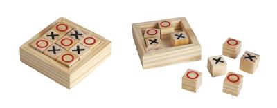 Opakowanie Gra Kółko i krzyżyk w drewnianej skrzynce