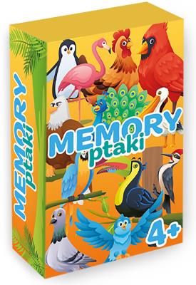 Gra Memory Ptaki mini. Wydawca: Kangur. SmakLiter.pl Opakowanie Gra Memory Ptaki mini