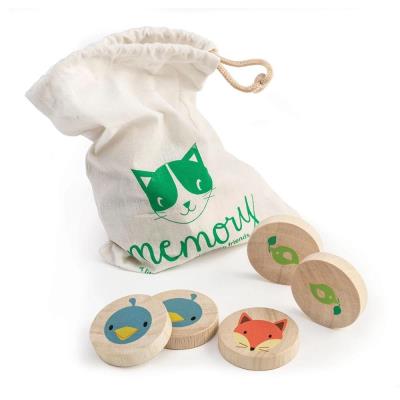 Gra memory Sprytny Kot drewniana. Wydawca: Tender Leaf Toys. SmakLiter.pl Opakowanie Gra memory Sprytny Kot drewniana