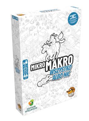 Gra MicroMacro Wszystko albo nic. Wydawca: Lucky Duck Games. SmakLiter.pl Opakowanie Gra MicroMacro Wszystko albo nic