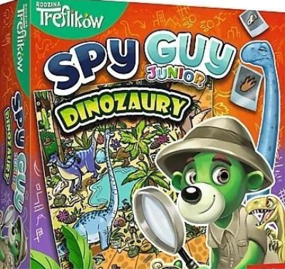 Opakowanie Gra Spy Guy Junior Dinozaury Rodzina Treflików 02652