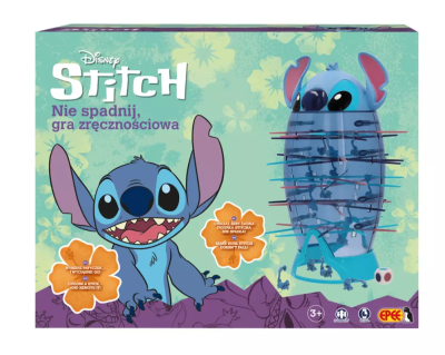 Gra Stitch Nie spadnij. Wydawca: EPEE. SmakLiter.pl Opakowanie Gra Stitch Nie spadnij