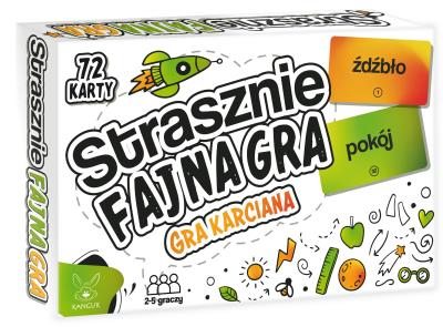 Gra Strasznie Fajna. Wydawca: Kangur. SmakLiter.pl Opakowanie Gra Strasznie Fajna