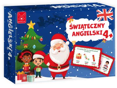 Gra Świąteczny Angielski 4+. Wydawca: Kangur. SmakLiter.pl Opakowanie Gra Świąteczny Angielski 4+