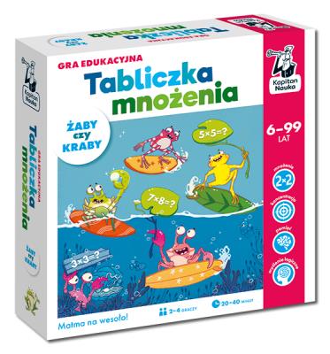 Opakowanie Gra Tabliczka mnożenia Żaby czy Kraby