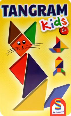 Opakowanie Gra Tangram dla dzieci w metalowej puszce