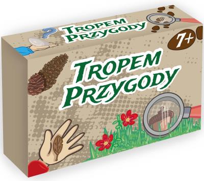 Gra Tropem Przyrody mini. Wydawca: Kangur. SmakLiter.pl Opakowanie Gra Tropem Przyrody mini