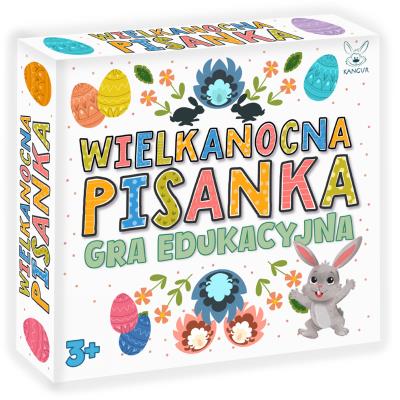Gra Wielkanocna Pisanka. Wydawca: Kangur. SmakLiter.pl Opakowanie Gra Wielkanocna Pisanka