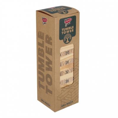 Gra Wieża drewniana cyfry. Wydawca: Mega Creative. SmakLiter.pl Opakowanie Gra Wieża drewniana cyfry