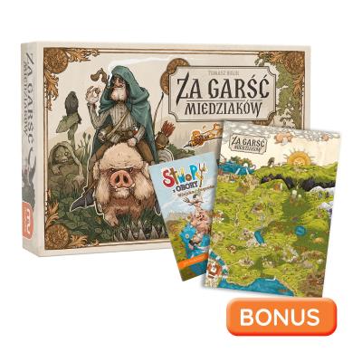 Gra Za garść miedziaków. Wydawca: Muduko PAP. SmakLiter.pl Opakowanie Gra Za garść miedziaków