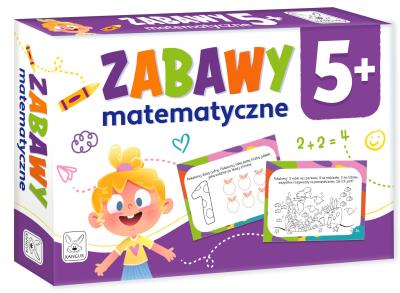 Gra Zabawy Matematyczne 5+. Wydawca: Kangur. SmakLiter.pl Opakowanie Gra Zabawy Matematyczne 5+