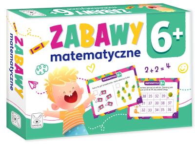 Gra Zabawy Matematyczne 6+. Wydawca: Kangur. SmakLiter.pl Opakowanie Gra Zabawy Matematyczne 6+