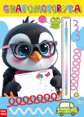 Grafomotoryka z tęczowym ołówkiem. Autor: Opracowanie zbiorowe. SmakLiter.pl Okładka książki Grafomotoryka z tęczowym ołówkiem
