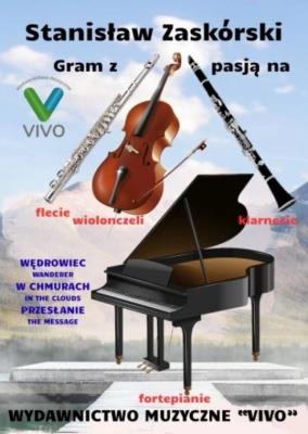 Okładka książki Gram z pasją na flecie, klarnecie, wiolonczeli...