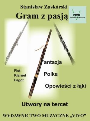 Okładka książki Gram z pasją. Utwory na tercet