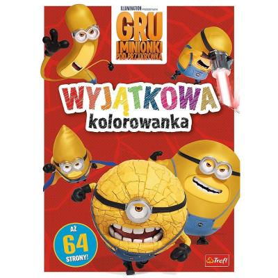 Gru i Minionki Pod przykrywką Wyjątkowa kolorowanka. Autor: Dahl Roald. SmakLiter.pl Okładka książki Gru i Minionki Pod przykrywką Wyjątkowa kolorowanka