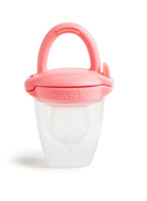 Opakowanie Gryzak silikonowy do podawania pokarmu Munchkin różowy