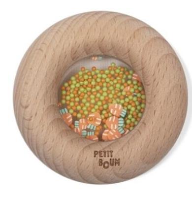 Opakowanie Grzechotka drewniana sensoryczna marchewki