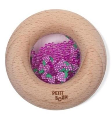 Opakowanie Grzechotka drewniana sensoryczna winogrona