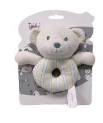 Opakowanie Grzechotka miś beżowy