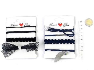 Opakowanie Gumek do włosów 12x8cm 4szt