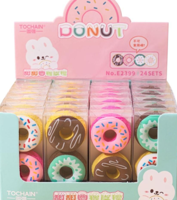 Opakowanie Gumka do ołówka 2szt Donut
