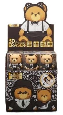 Gumka do ścierania Bear (24szt). Wydawca: CRESCO. SmakLiter.pl Opakowanie Gumka do ścierania Bear (24szt)