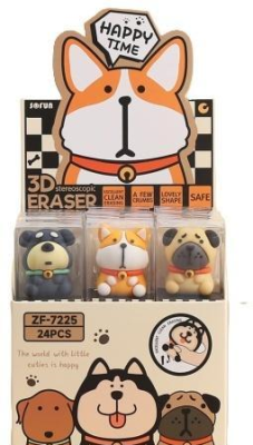 Gumka do ścierania Dog (24szt). Wydawca: CRESCO. SmakLiter.pl Opakowanie Gumka do ścierania Dog (24szt)