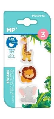 Opakowanie Gumka do ścierania Safari 3szt