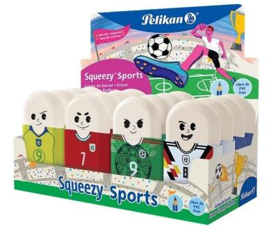 Opakowanie Gumka do ścierania Squeezy Sports (16szt) PELIKAN