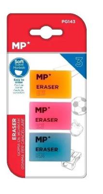 Opakowanie Gumka do ścierania super miękka 3szt