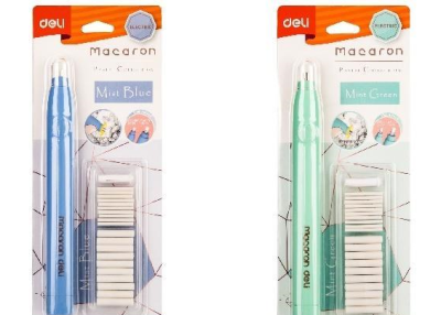 Gumka elektryczna + wkłady mix DELI. Wydawca: DELI. SmakLiter.pl Opakowanie Gumka elektryczna + wkłady mix DELI