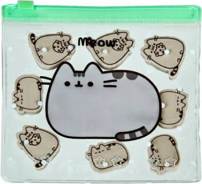 Gumki 8szt. Wydawca: Pusheen. SmakLiter.pl Opakowanie Gumki 8szt