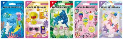 Gumki do ścierania mix. Wydawca: Beniamin. SmakLiter.pl Opakowanie Gumki do ścierania mix