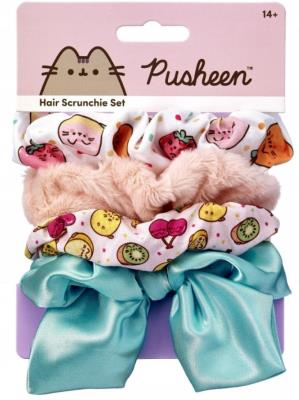 Gumki do włósów 3szt. Wydawca: Pusheen. SmakLiter.pl Opakowanie Gumki do włósów 3szt