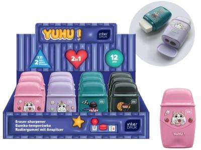 Gumko-temperówka Yuhu (12szt). Wydawca: INTERDRUK. SmakLiter.pl Opakowanie Gumko-temperówka Yuhu (12szt)