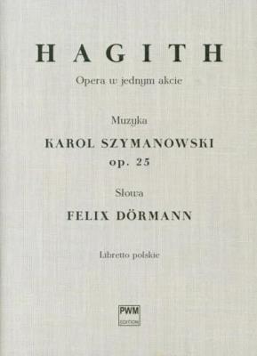 Okładka książki Hagith. Opera w jednym akcie, libretto polskie
