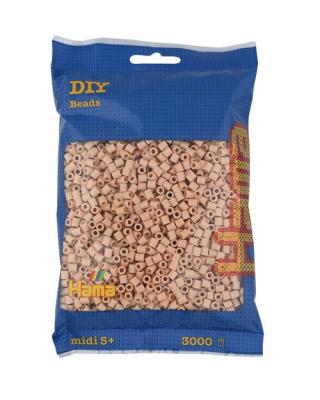 Opakowanie Hama Midi Koraliki w woreczku 3000 beżowe