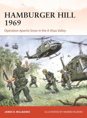 Hamburger Hill 1969. Autor: Willbanks James H.. SmakLiter.pl Okładka książki Hamburger Hill 1969