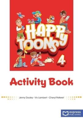 Okładka książki Happy Toons 4 edycja międzyna. AB + DigiBook (kod)