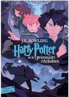 Okładka książki Harry Potter 3 et le prisonnier d' Azkaban