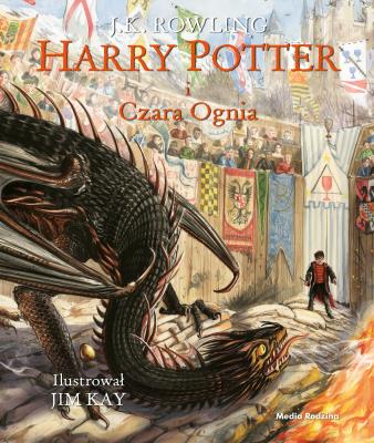 Harry Potter i Czara Ognia (wydanie ilustrowane). Autor: J. K. Rowling. SmakLiter.pl Okładka książki Harry Potter i Czara Ognia (wydanie ilustrowane)