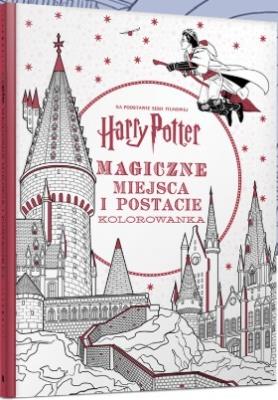 Okładka książki Harry Potter. Kolorowanka. Magiczne miejsca i postacie
