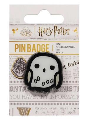 Opakowanie Harry Potter Przypinka metalowa Hedwiga (Kawaii)