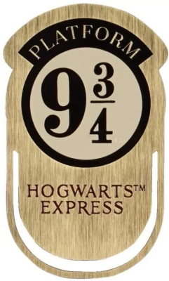 Harry Potter Zakładka metalowa Peron 9 i 3/4. Wydawca: Half Moon Bay. SmakLiter.pl Opakowanie Harry Potter Zakładka metalowa Peron 9 i 3/4