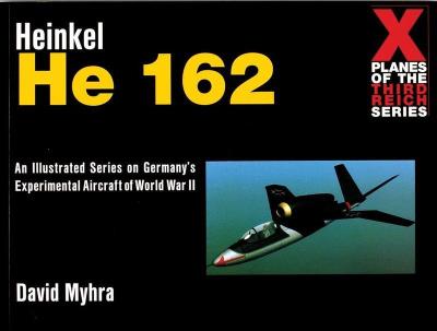 Heinkel He 162. Autor: David Myhra. SmakLiter.pl Okładka książki Heinkel He 162
