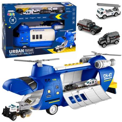 Opakowanie Helikopter policyjny transportowy z pojazdami